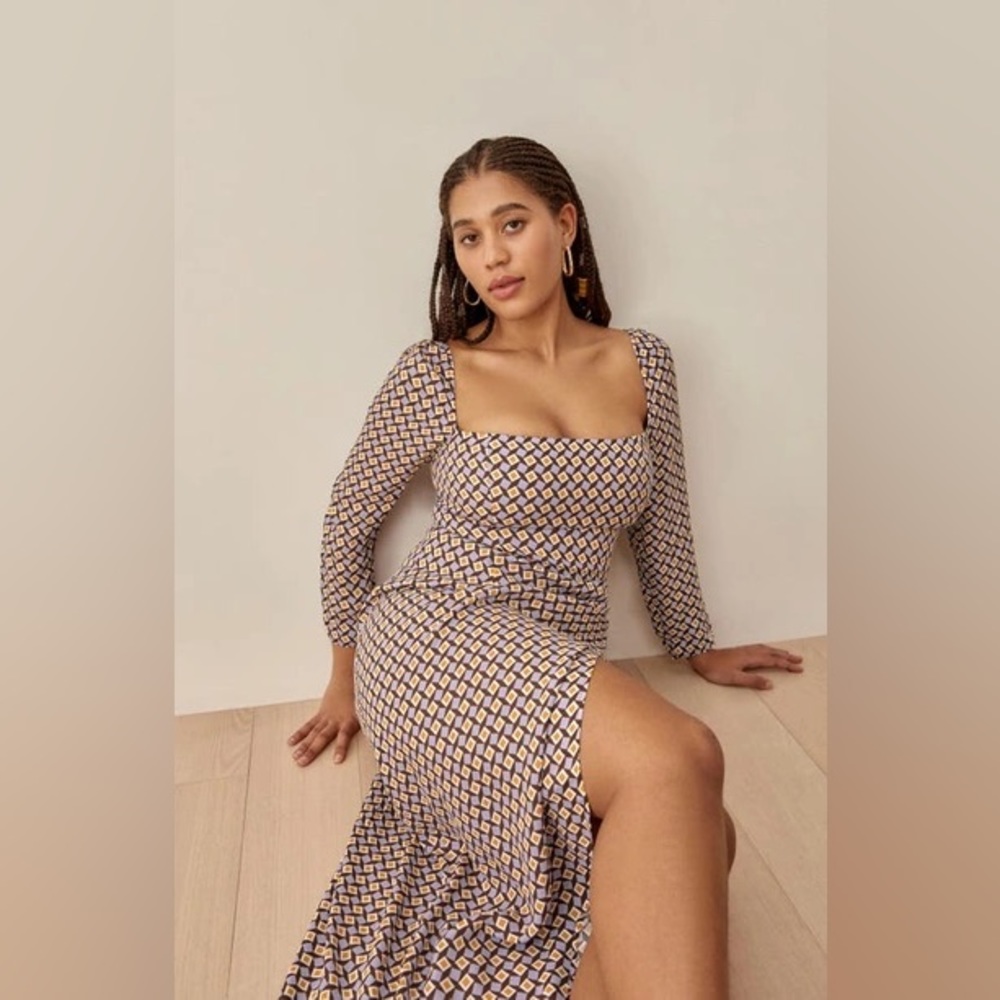 Reformation Hilda Dress in Plaza